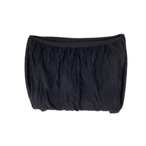 Black XS Tube Top for Ladies – Sleek, Stretchy, and Perfect for Layering!
